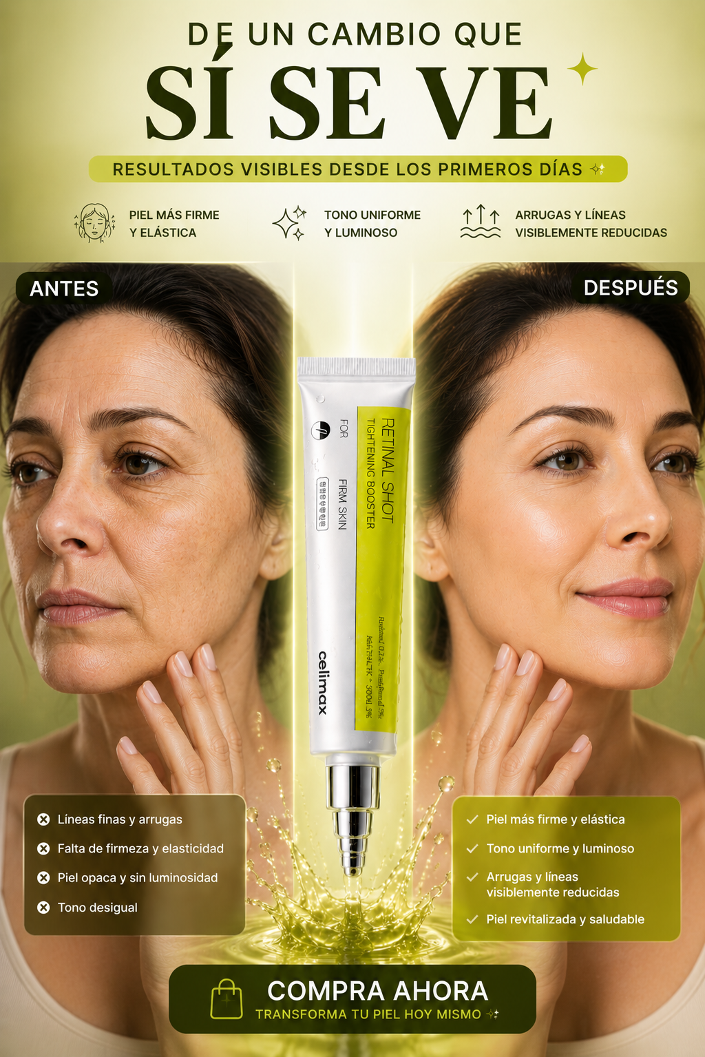 Celimax Crema Facial Antiarrugas Retinal