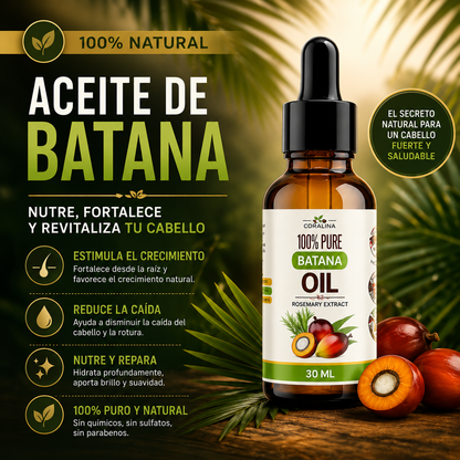Aceite Batana - Vuelve a sentir un cabello más fuerte y saludable